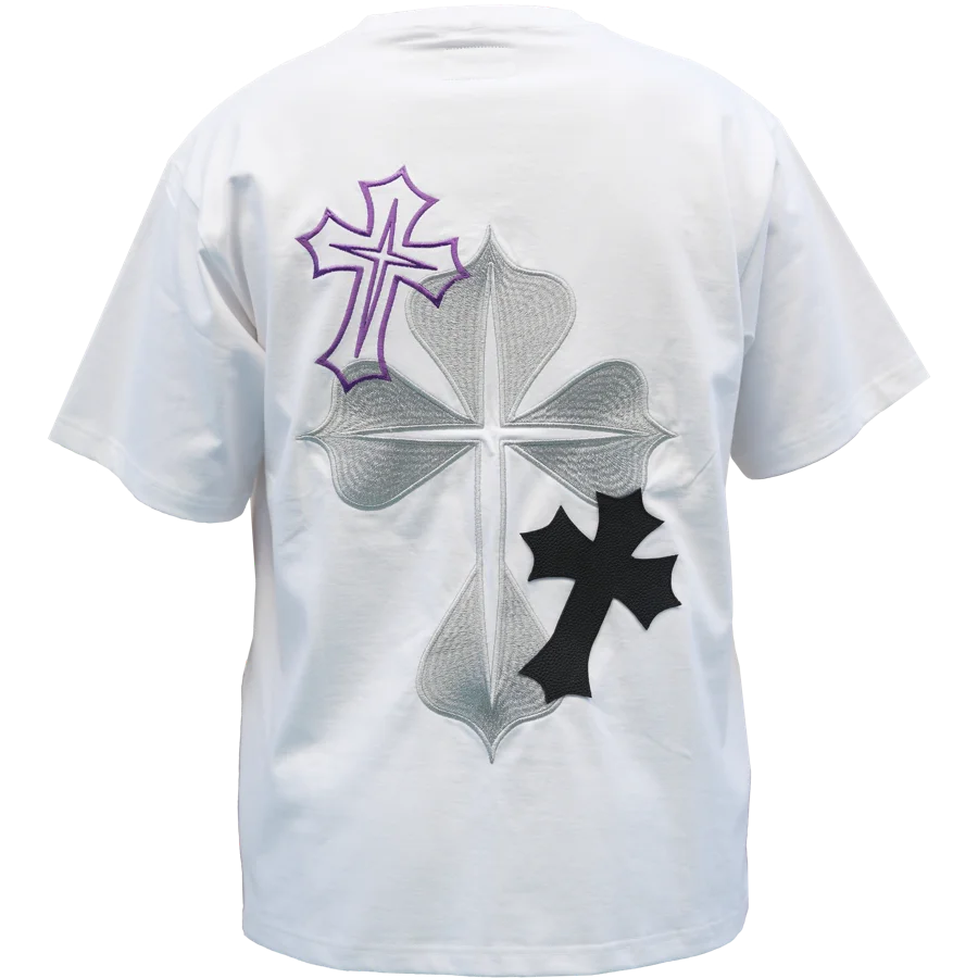 Cross T-Shirt White — back